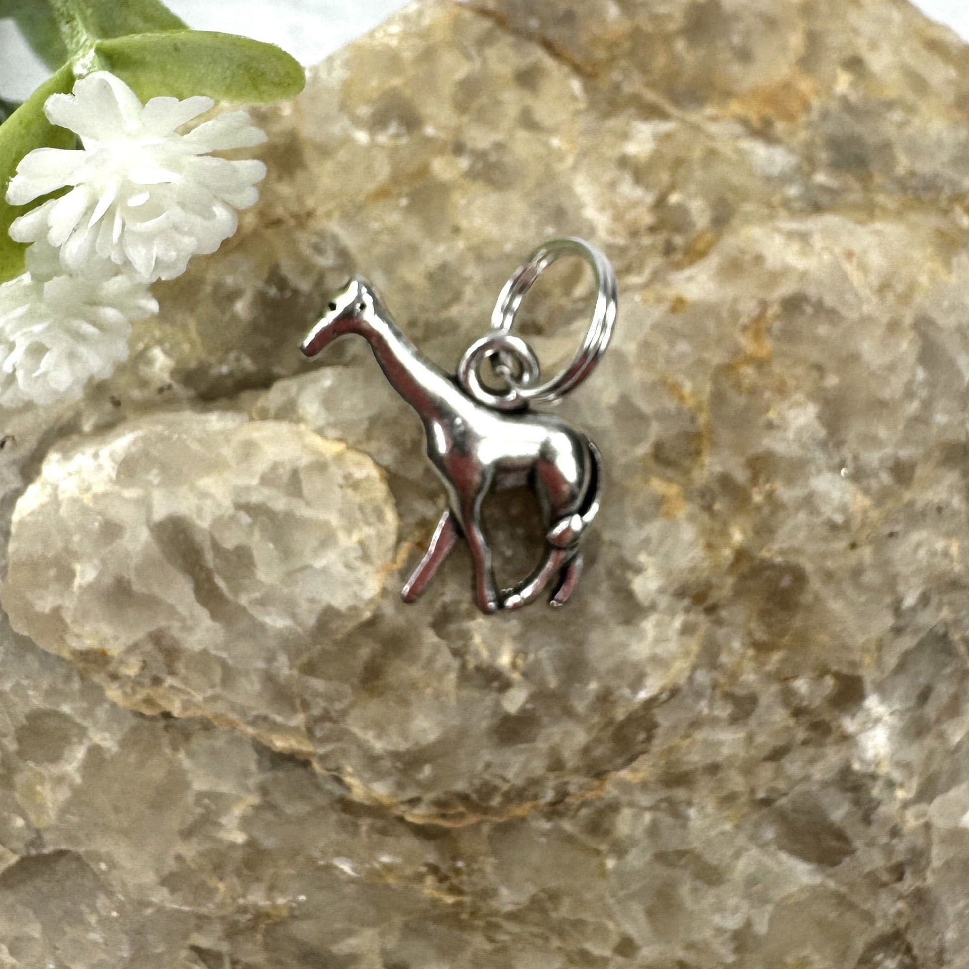 Giraffe Keychain, Giraffe Gift, Safari Animals, Embroidered Keychain, New Driver Keychain, Embroidered Letter Keychain, Backpack Keychain