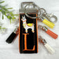 Llama Keychain, Llama Gifts, Llama Gift, Backpack Keychain, Letter Keychain, Embroidered Keychain, Cool Keychain, Luggage Tag, Mama Llama