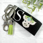 Pig Keychain, Pig Gifts, Pig Gift, Backpack Keychain, Letter Keychain, Embroidered Keychain, Cool Keychain, Luggage Tag, Pet Pig, Cute Pig