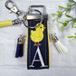 Chick Keychain, Baby Chick, Stress Relief Gift, Preschool Teacher Gift, Baby Chicks, Cheer up Gift, Farm Animals, Kids keychain, Initial