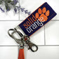 Clemson Keychain, Approved Crafter License Holder, Clemson Student, Clemson Tigers, Clemson Gifts, Clemson Graduate, Clemson Solid Orange