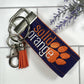 Clemson Keychain, Approved Crafter License Holder, Clemson Student, Clemson Tigers, Clemson Gifts, Clemson Graduate, Clemson Solid Orange
