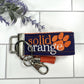 Clemson Keychain, Approved Crafter License Holder, Clemson Student, Clemson Tigers, Clemson Gifts, Clemson Graduate, Clemson Solid Orange