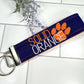 Clemson Keychain, Approved Crafter License Holder, Clemson Gifts, Clemson Student, Clemson University, Clemson Graduate, Clemson Tigers