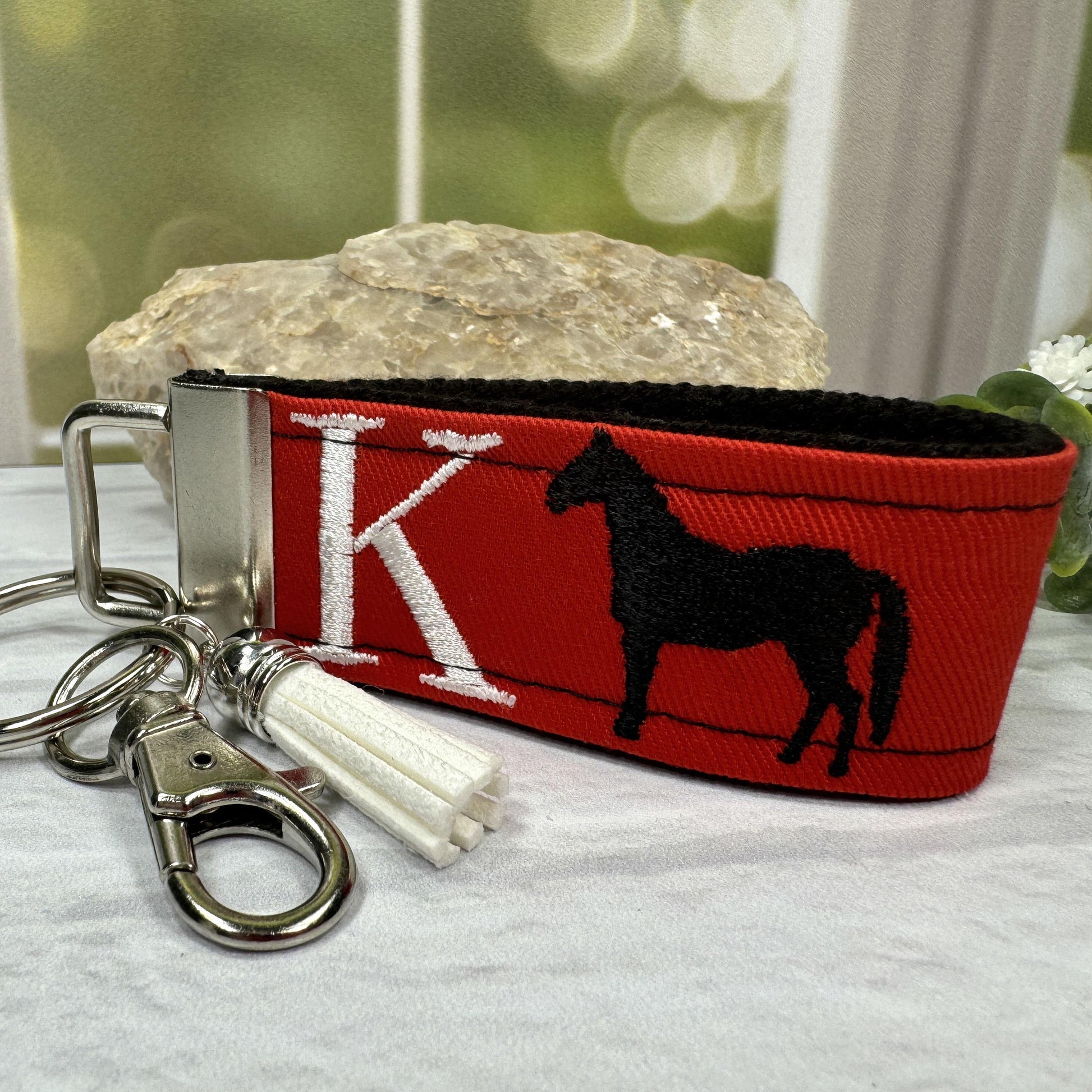 Horse Keychain, Horse Gifts, Future Equestrian, Black Horse, Equestrian Gifts, Horse Owner, Personalized Horse Gifts, Initial keychain