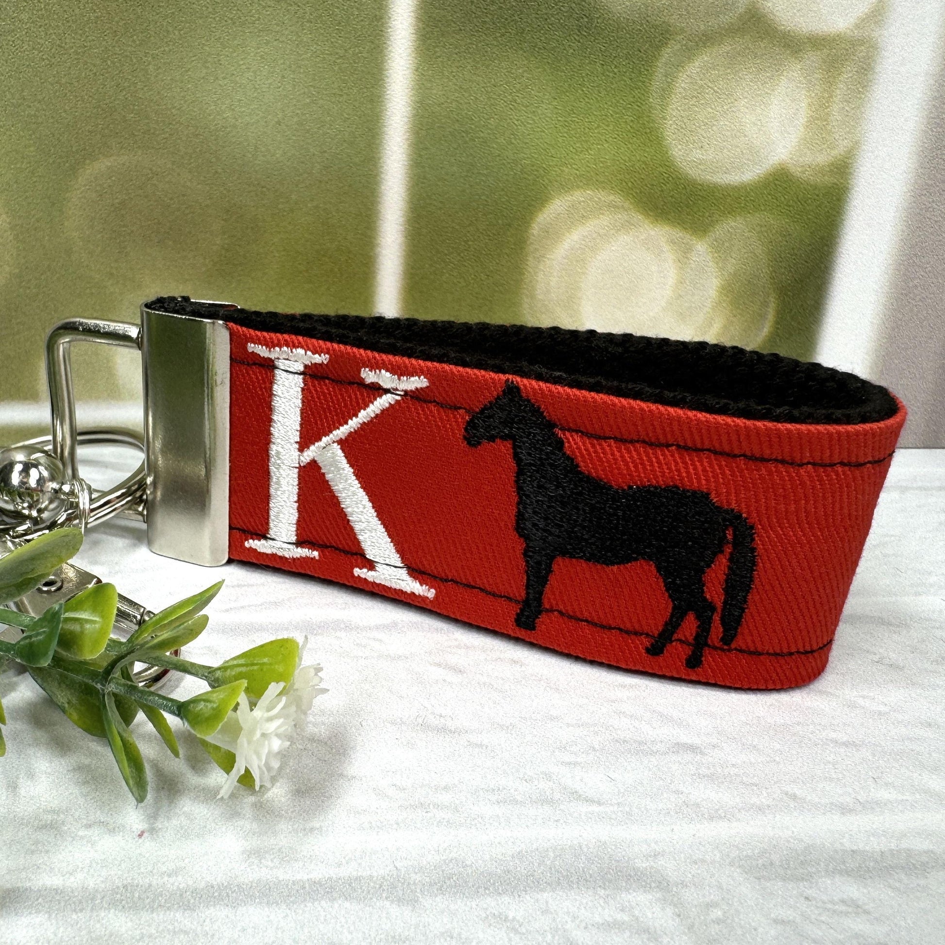 Horse Keychain, Horse Gifts, Future Equestrian, Black Horse, Equestrian Gifts, Horse Owner, Personalized Horse Gifts, Initial keychain