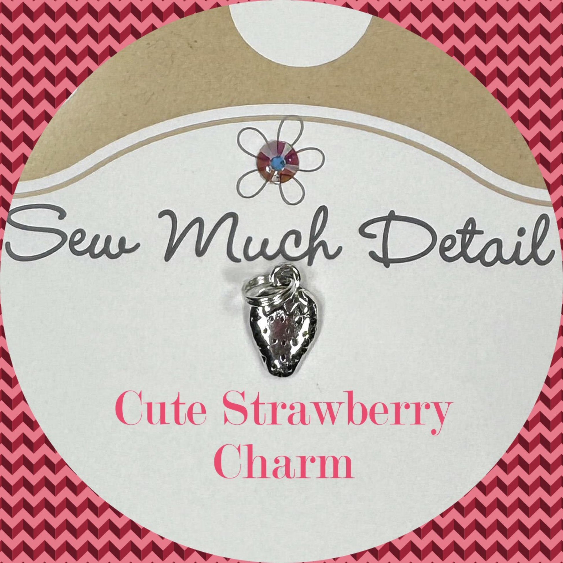 Strawberry Keychain, Embroidered keychain, Strawberries Gifts, Initial Keychain, Letter Keychain, Girls Weekend Gift, Fruit Keychain