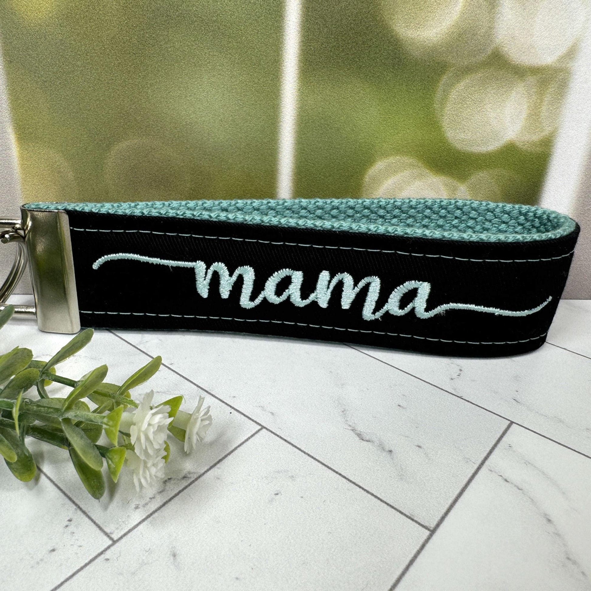 Mama Keychain, Wristlet keychain, Mama Bear, Baby Shower Gift Basket, Expecting Mom Gift, New Mama Gift, New Mom Gift Box, Mama Gifts