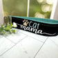 Cat Mama Keychain, Cat Paw, Vet Tech Gift, Cat Lover Gift Ideas, Embroidered Keychain, Adopt a Pet, Cat Sitter, Cat Adoption, Cat keychain