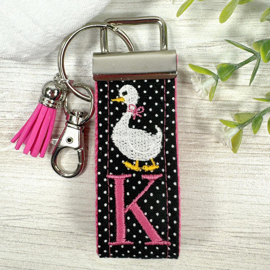 Goose Keychain, Goose Gifts, Baby Goose, Preschool Teacher Gift, Personalized keyring, Silly Goose, Farm Animals, Kids keychain