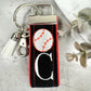 Handmade Baseball Keychain, Baseball Mom, Baseball Gifts, Baseball Coach gift, Initial Keychain, Male Teacher Gifts, Baseball team Gifts
