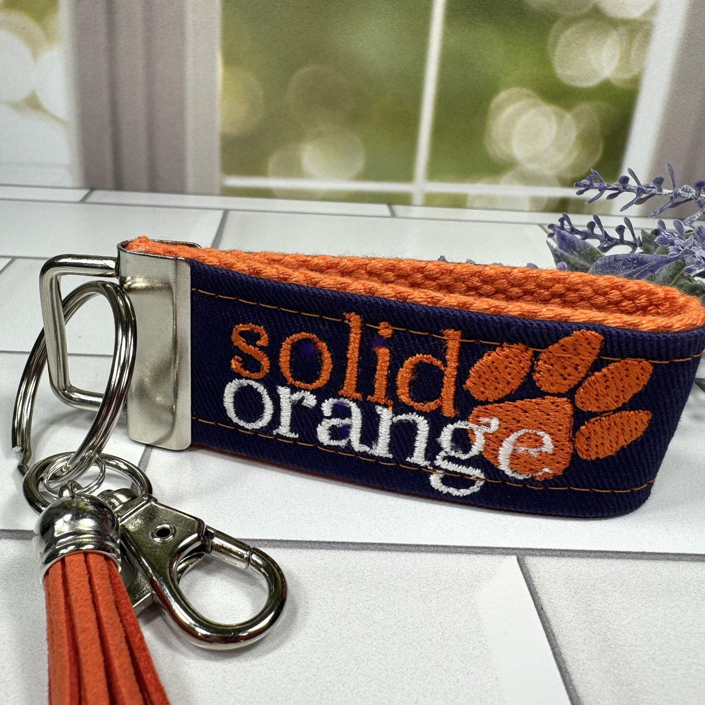 Clemson Keychain, Approved Crafter License Holder, Clemson Student, Clemson Tigers, Clemson Gifts, Clemson Graduate, Clemson Solid Orange