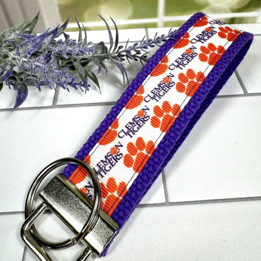 Clemson Keychain, Approved Crafter License Holder, Clemson Gifts, Clemson Fan, Clemson University, Clemson Graduate, Clemson Student