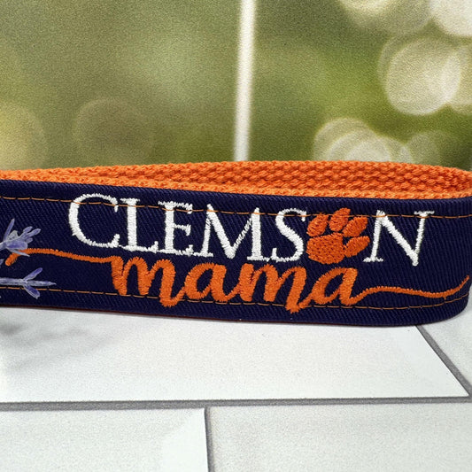 Clemson Mama Keychain, Approved Crafter License Holder, Clemson Gifts, Clemson Fan, Clemson University, Clemson Graduate, Clemson Tigers