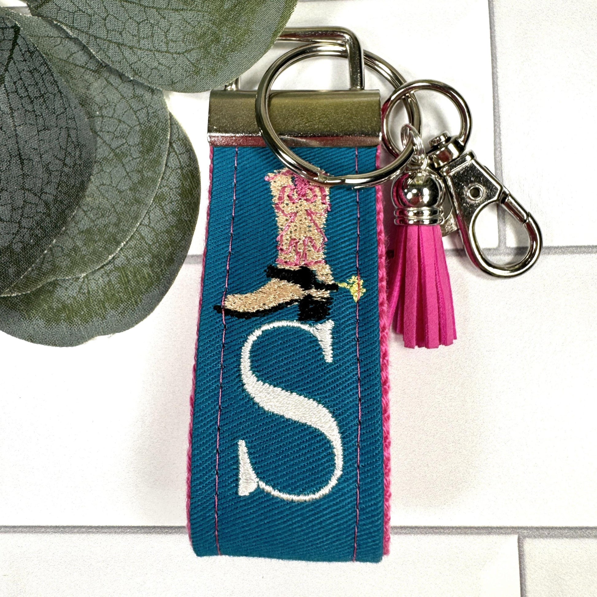 Cowboy Boots Keychain, Western Keychain, Western Gifts, Cowboy Gifts, Personalized Gift, Cowgirl, Personalized Keychain, Luggage Tag