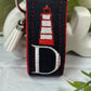 Lighthouse Keychain, Lighthouse Gifts, Personalized Gift, Initial Keychain, Luggage Tag, Couples Keychain, Nautical gifts, Lighthouses