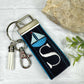 Sailboat Keychain, Sailboat Gifts, New Driver Gift, Initial Keychain, Luggage Tag, Couples Keychain, Nautical gifts, Sailing gifts