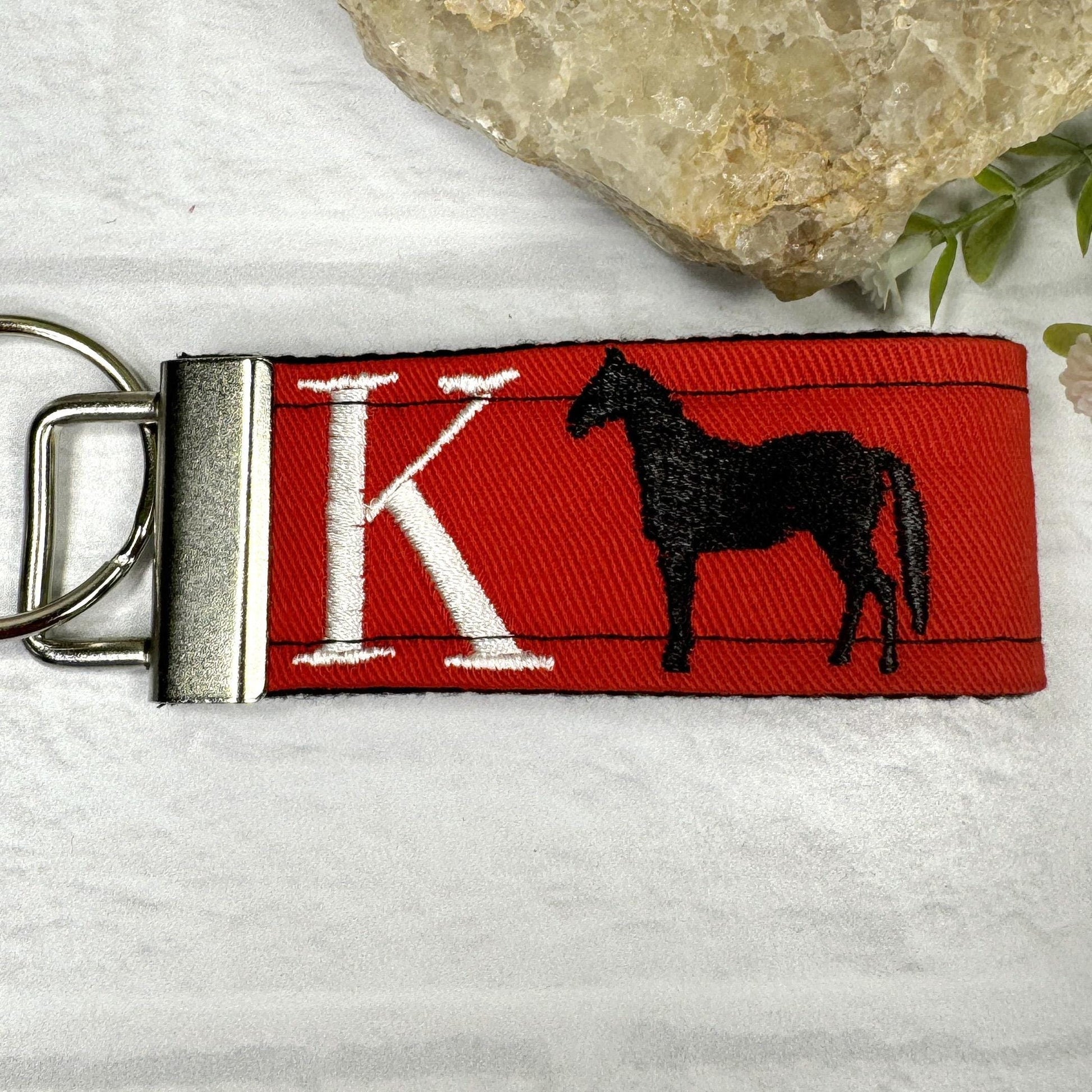 Horse Keychain, Horse Gifts, Future Equestrian, Black Horse, Equestrian Gifts, Horse Owner, Personalized Horse Gifts, Initial keychain