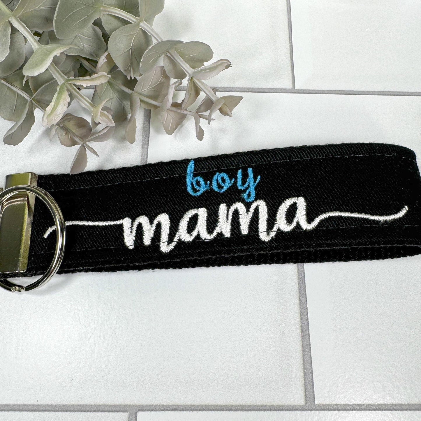 Mama Wristlet Keychain, Boy Mom, Keyfob Wristlet, Mama Bear, Boy Baby Shower, Expecting Mom Gift, Boy Mama, New Mom Gift Box, Mama Gifts