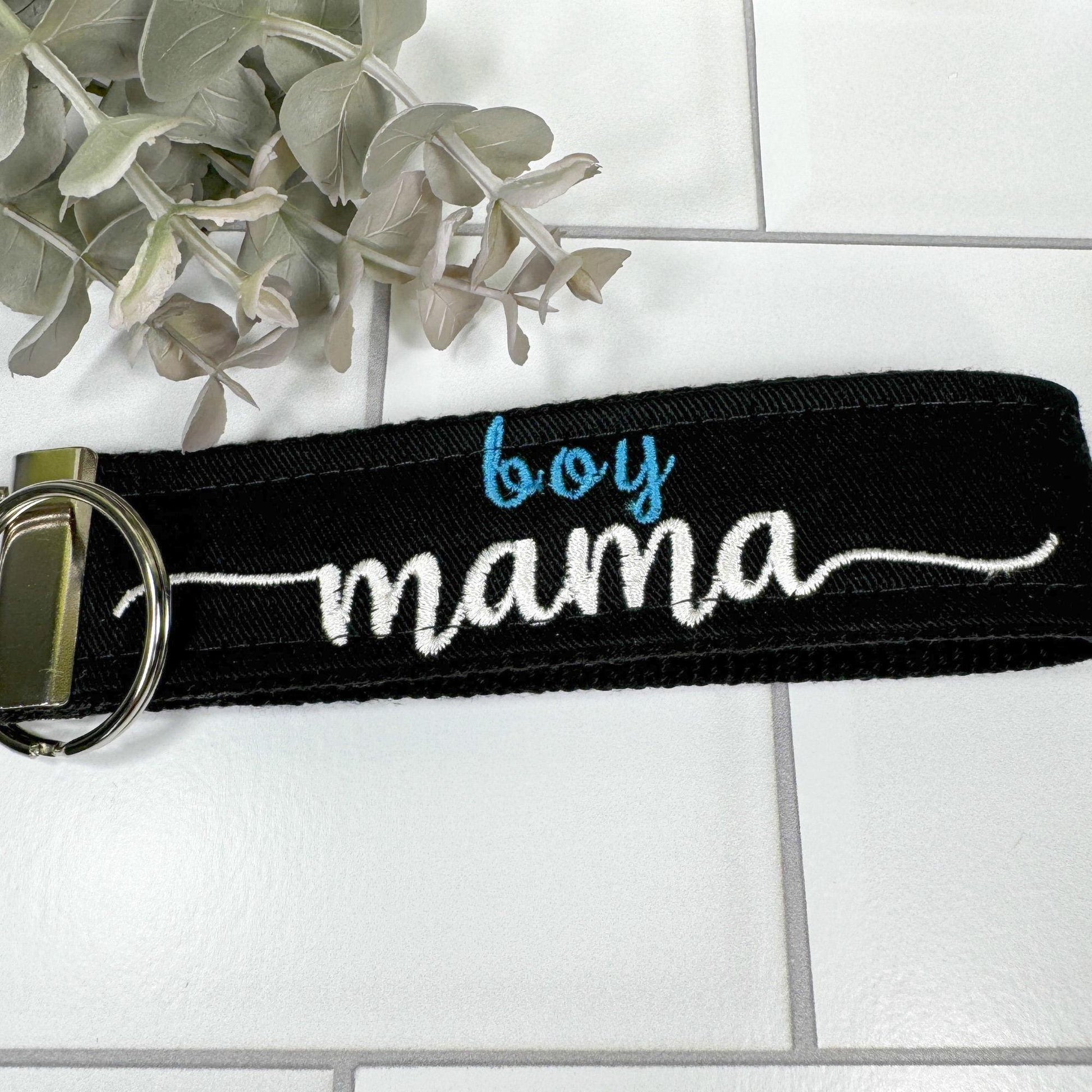 Mama Wristlet Keychain, Boy Mom, Keyfob Wristlet, Mama Bear, Boy Baby Shower, Expecting Mom Gift, Boy Mama, New Mom Gift Box, Mama Gifts
