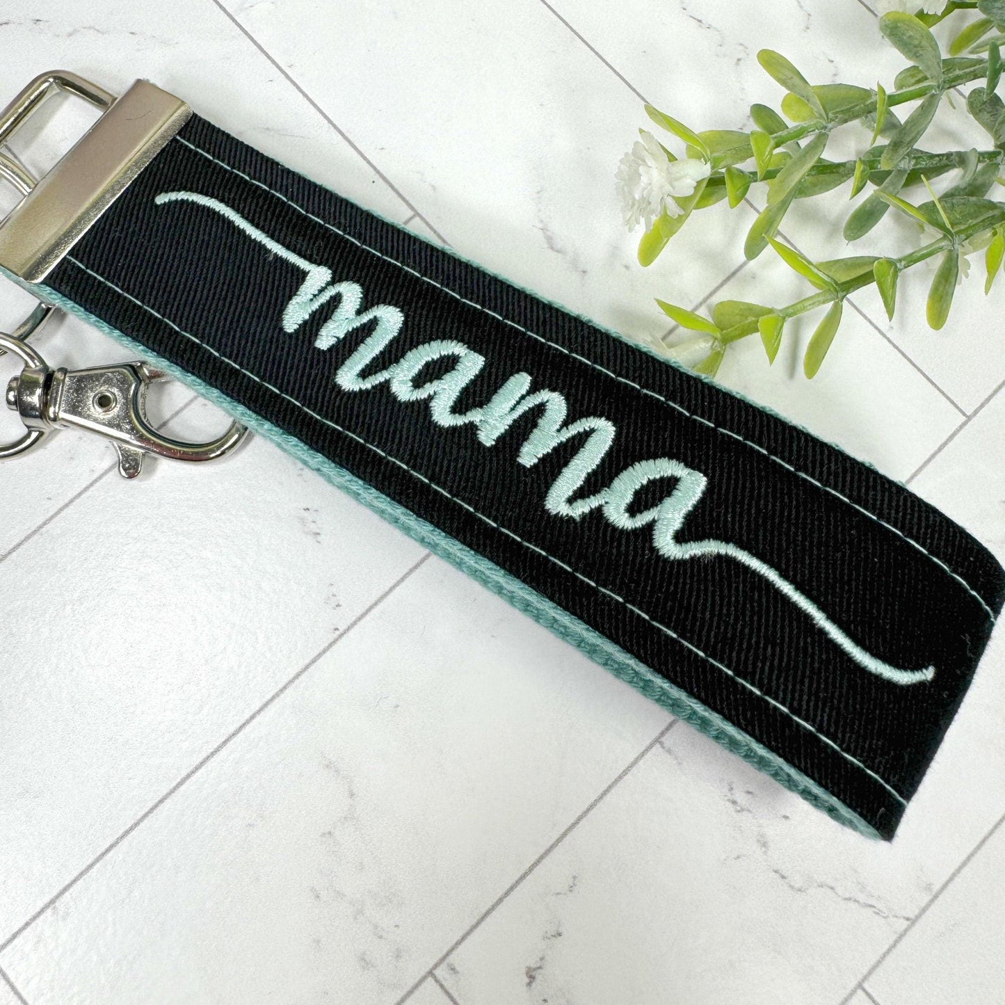 Mama Keychain, Wristlet keychain, Mama Bear, Baby Shower Gift Basket, Expecting Mom Gift, New Mama Gift, New Mom Gift Box, Mama Gifts