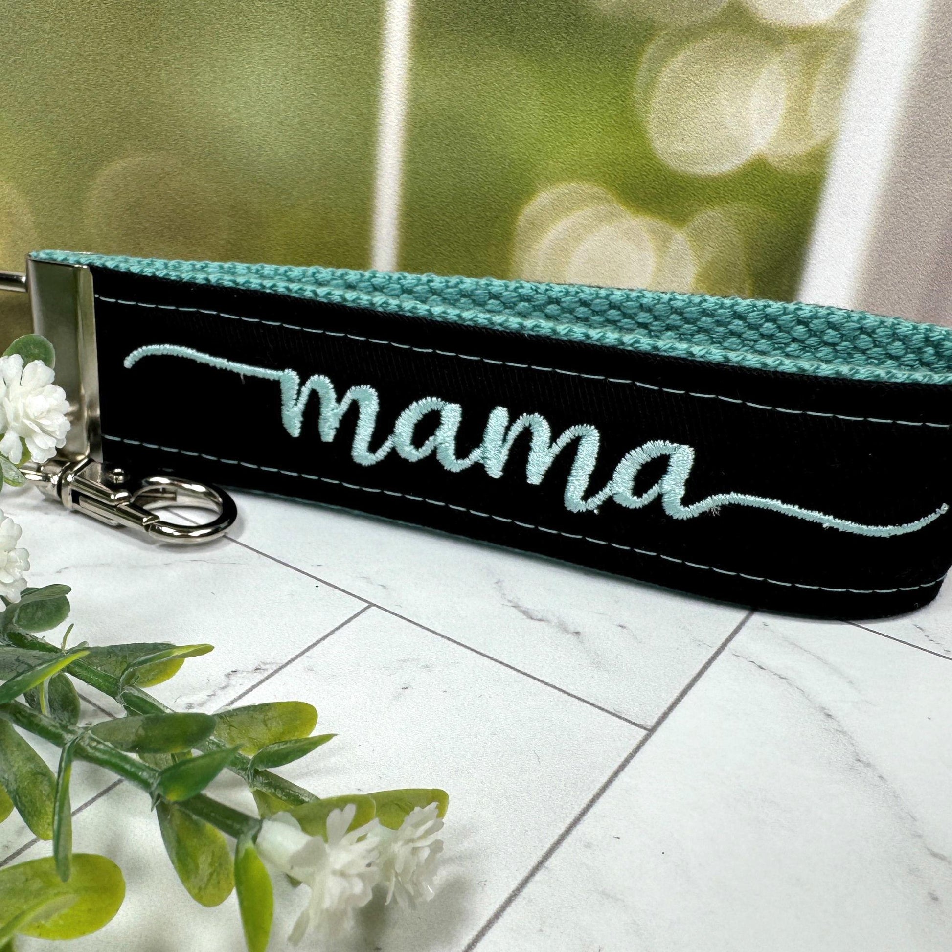 Mama Keychain, Wristlet keychain, Mama Bear, Baby Shower Gift Basket, Expecting Mom Gift, New Mama Gift, New Mom Gift Box, Mama Gifts