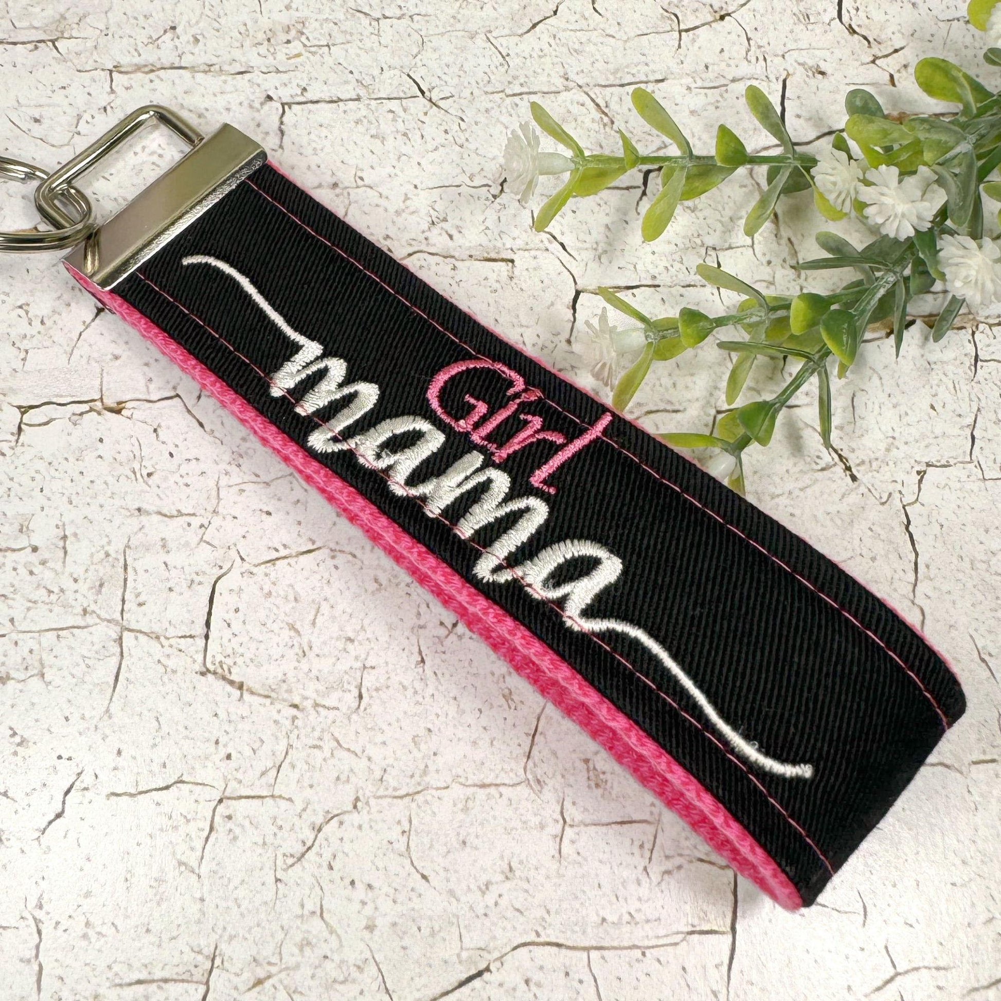 Mama Wristlet Keychain, Girl Mom, Keyfob Wristlet, Mama Bear, Girl Baby Shower, Expecting Mom Gift, Girl Mama, New Mom Gift Box, Mama Gifts