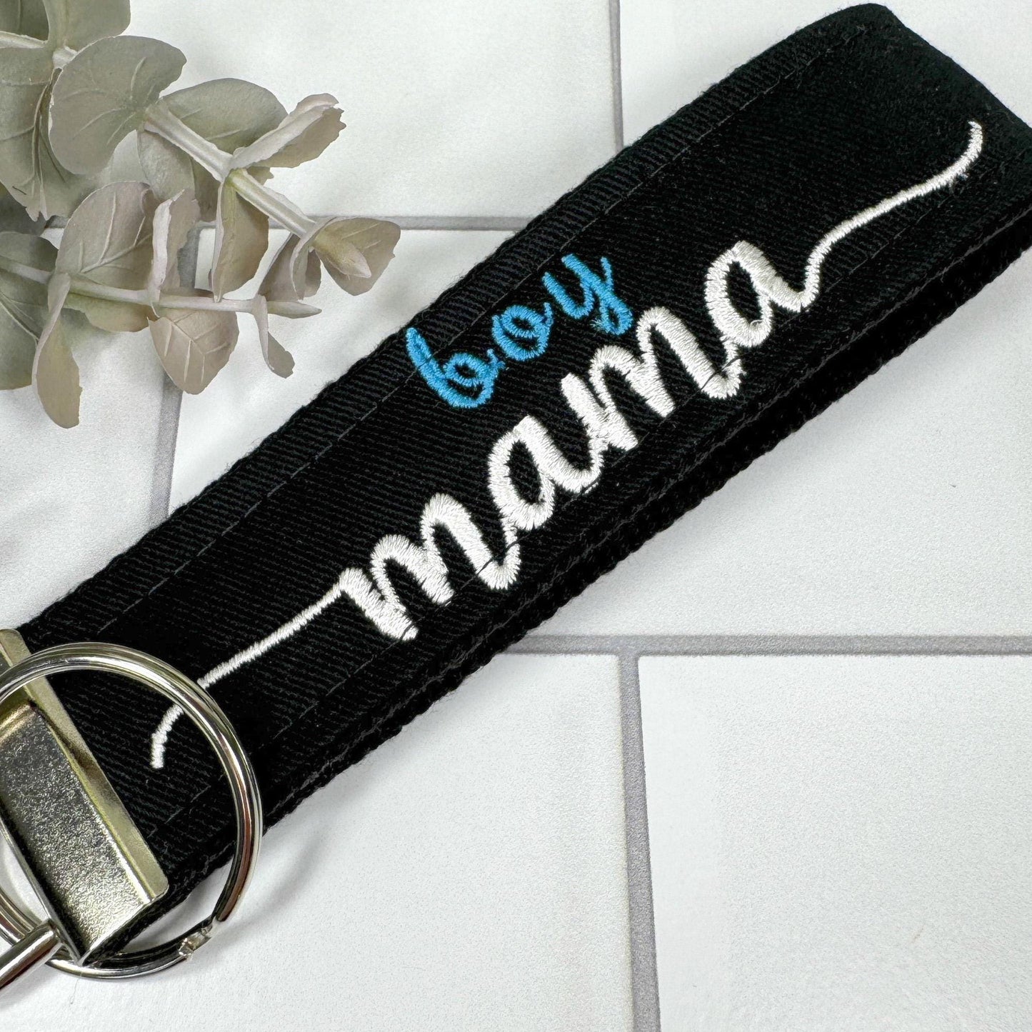 Mama Wristlet Keychain, Boy Mom, Keyfob Wristlet, Mama Bear, Boy Baby Shower, Expecting Mom Gift, Boy Mama, New Mom Gift Box, Mama Gifts