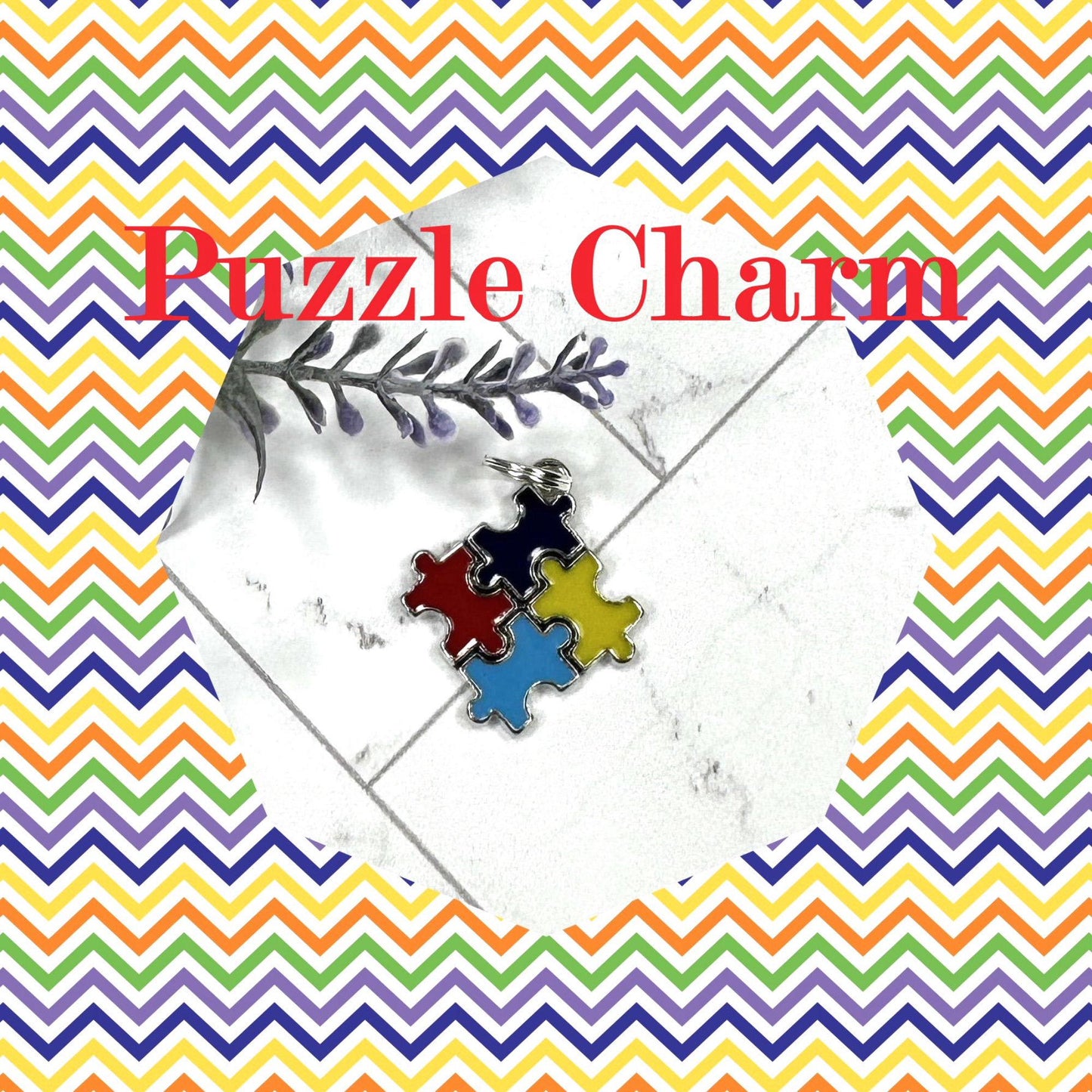 Handmade Autism Keychain, Autism Awareness, Autism Teacher Gift, Autism Puzzle Piece, Autism Mom, Autistic Pride, Autistic Adult Gift