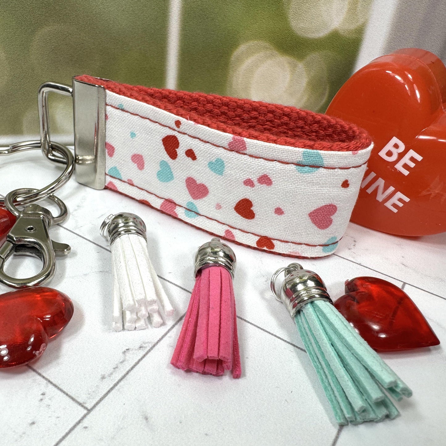 Hearts Keychain, Valentine's Day Gifts, Valentines Day Keychain, Valentine Hearts, Valentine's Day Gift for Friends, Keychain Valentine