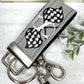Handmade Racing Flag Keychain, Racing Checks, Racing Gifts, Racing Fans, Initial Keychain, Male Teacher Gifts, Checkered Flag, mens keychain