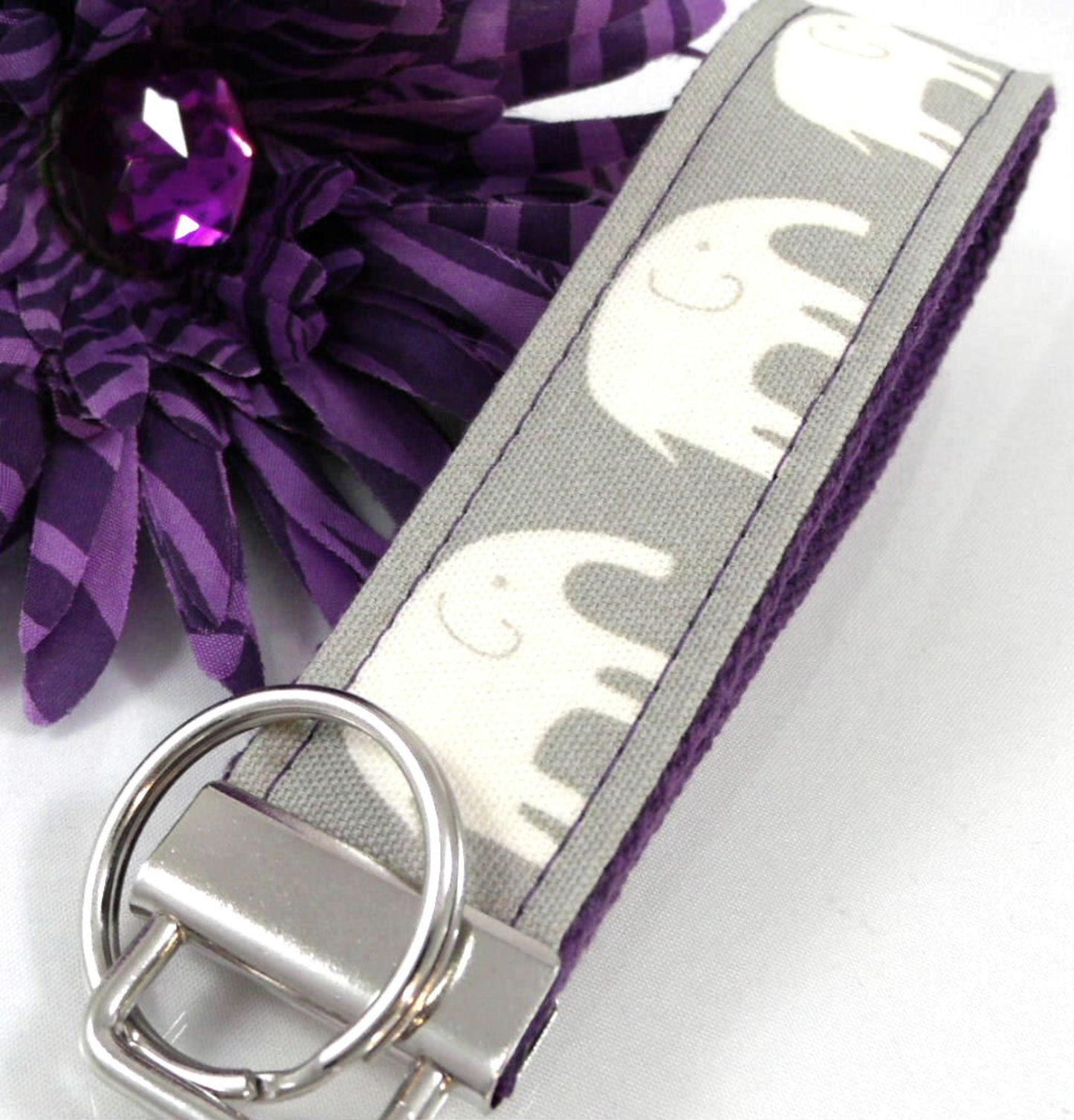 Elephant Keychain Wristlet