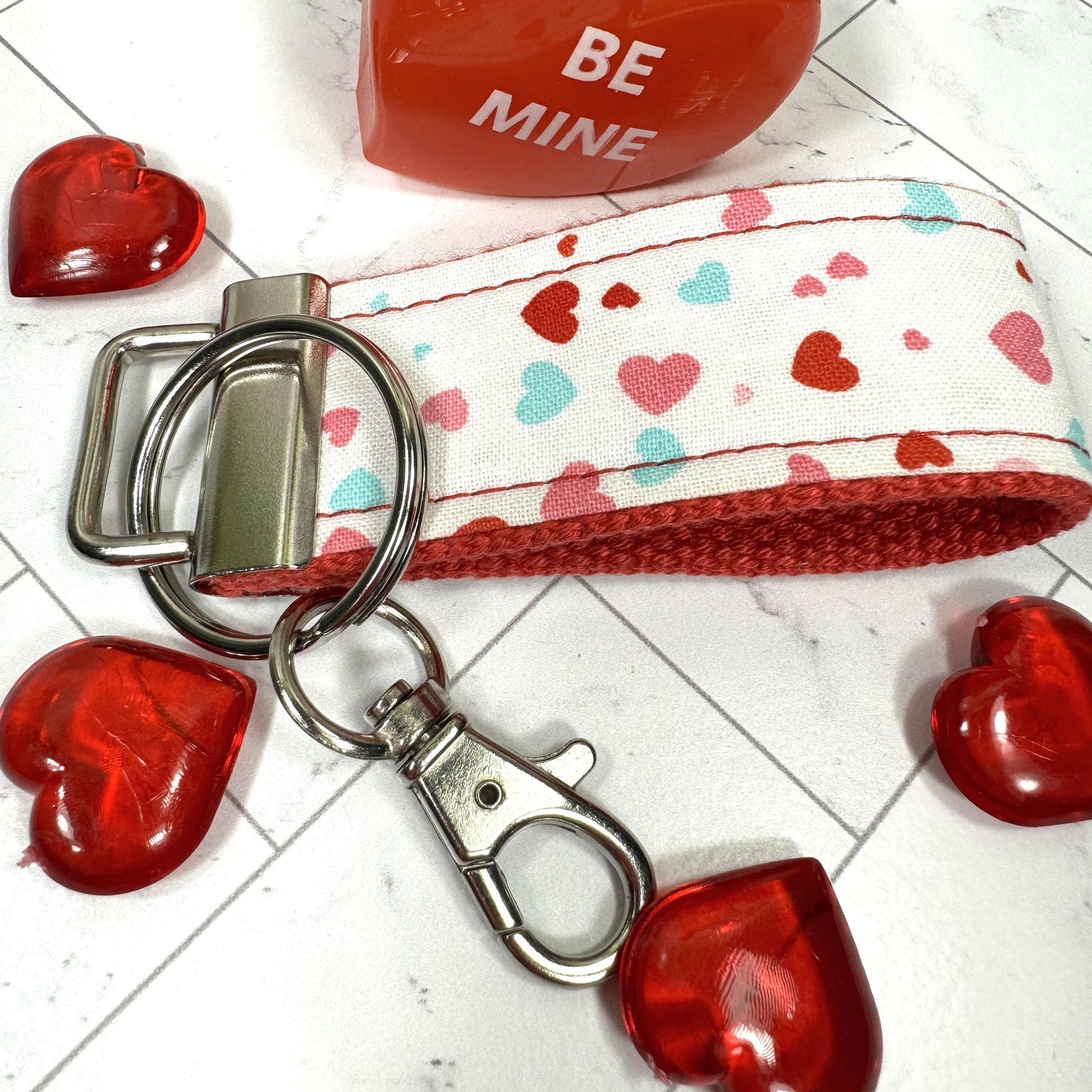 Hearts Keychain, Valentine's Day Gifts, Valentines Day Keychain, Valentine Hearts, Valentine's Day Gift for Friends, Keychain Valentine
