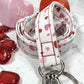 Handmade Hearts Lanyard, Cute Lanyard with ID holder, Popular Right Now, Teacher Lanyard with ID holder, Valentine Lanyard, Librarian Gifts