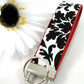 Damask Key Fob in Black and White