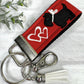 Handmade Scottish Terrier Keychain, Scottie Dog, Scottie Dog Gifts, Scottish Terrier Gifts, Life is Better with a Dog, Gift Keychain