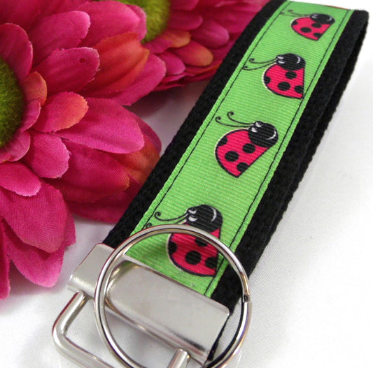 Cute LadyBug Keychain, Good Luck Gift, Best Friend Gifts Long Distance, Preschool Teacher Gifts