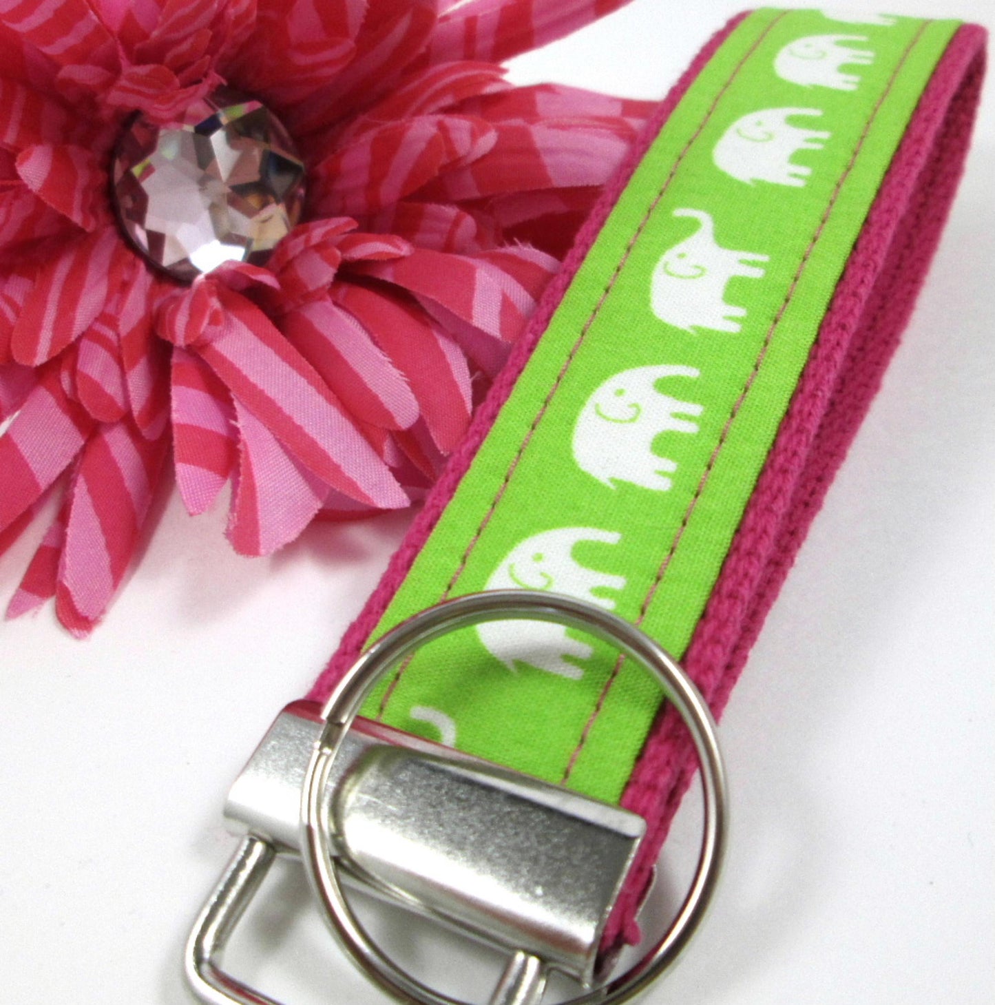 Elephant Keychain Wristlet