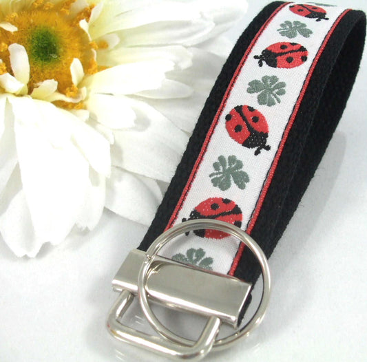 Cute LadyBug Keychain, Good Luck Gift, Best Friend Gifts Long Distance, Preschool Teacher Gifts
