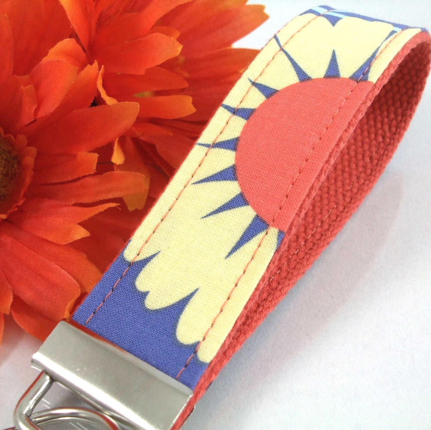 Amy Butler Key Fob LOVE Periwinkle