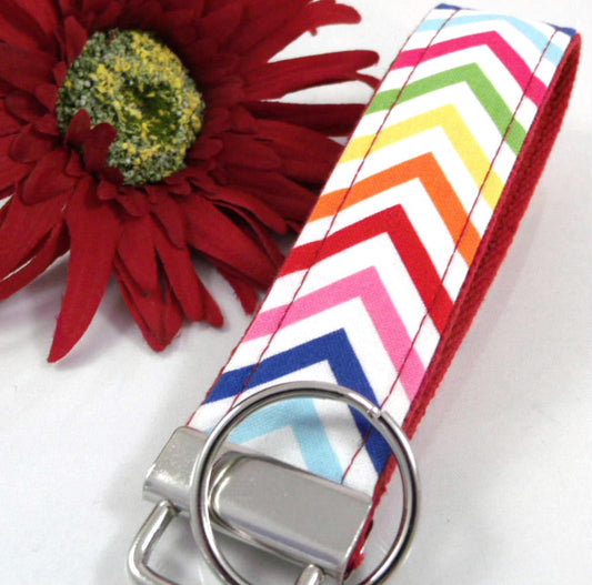 Chevron Key fob Multi Colors