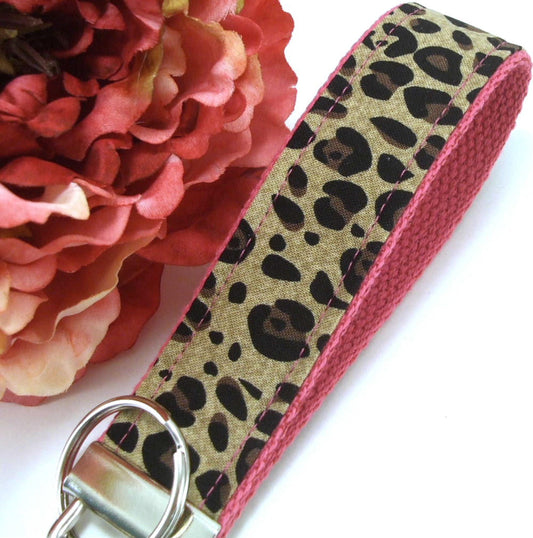 Handmade Cheetah Keychain, College Graduation Gift for her, I Miss You Gift, Mom Gift from Son