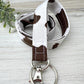Cow Print Lanyard, Lanyard for work badge, cute lanyard, Lanyard for Teacher, Teacher Life, Gift for Coworker, Lanyard for Keys, Cow Gift