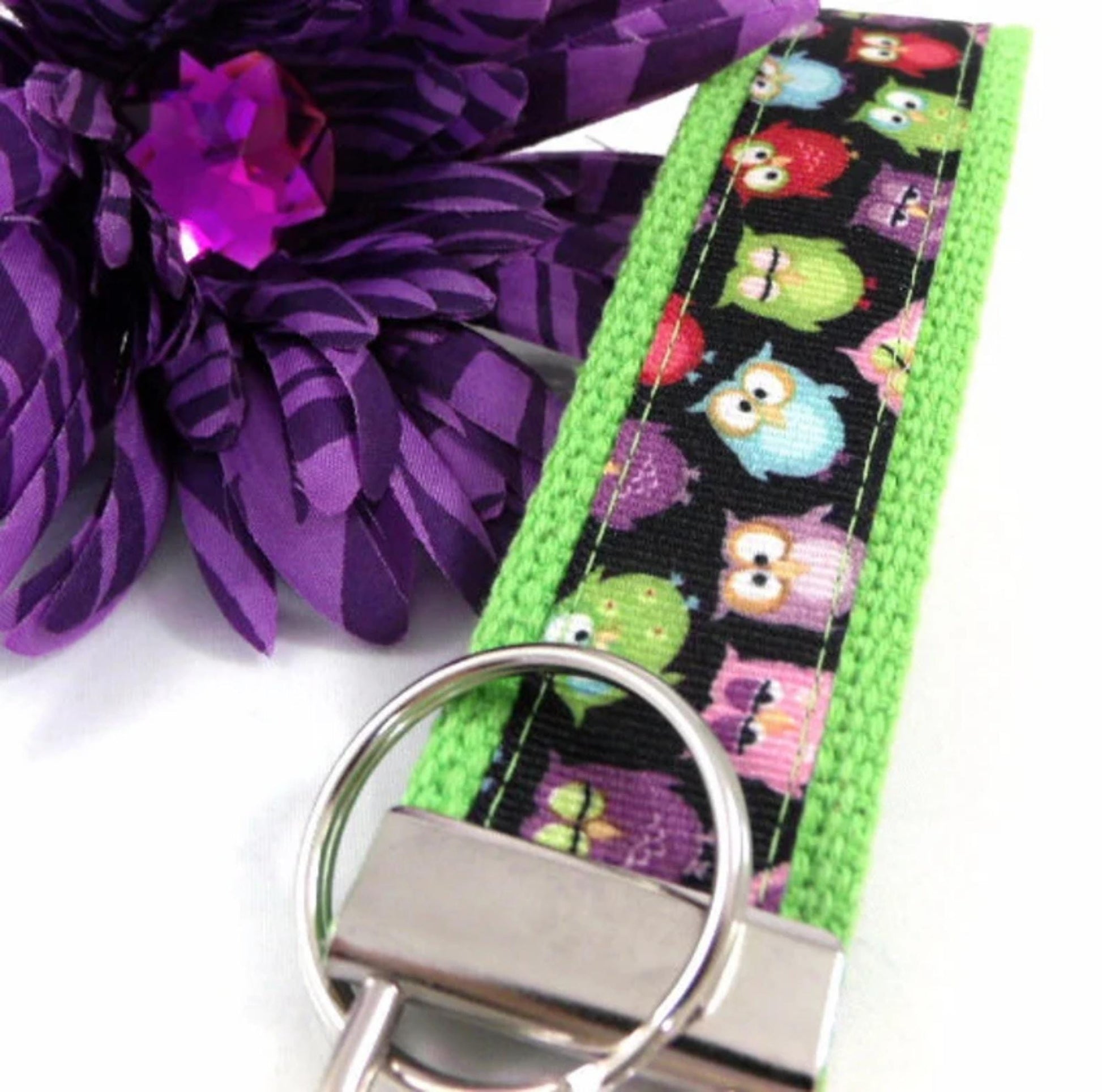 Cute Owl Keychain, Handmade Librarian Gift, Best Friend Gifts Long Distance, Preschool Teacher Gifts