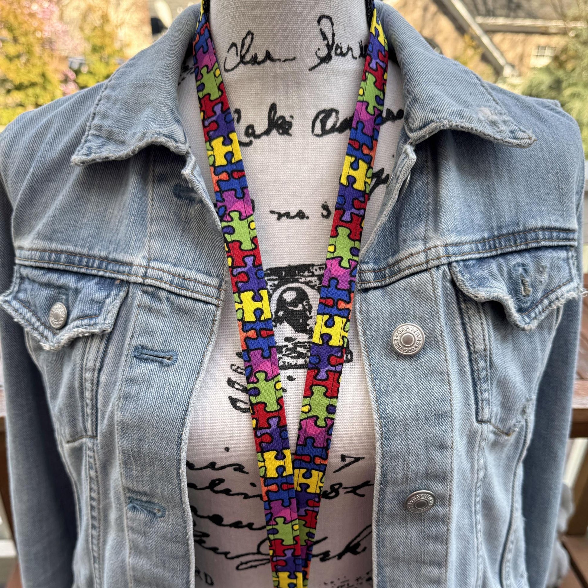 Autism Lanyard, Autism Awareness, Autism Teacher Gift, Autism Puzzle Piece, Autism Mom, Autistic Pride, Autistic Adult Gift, Autism life