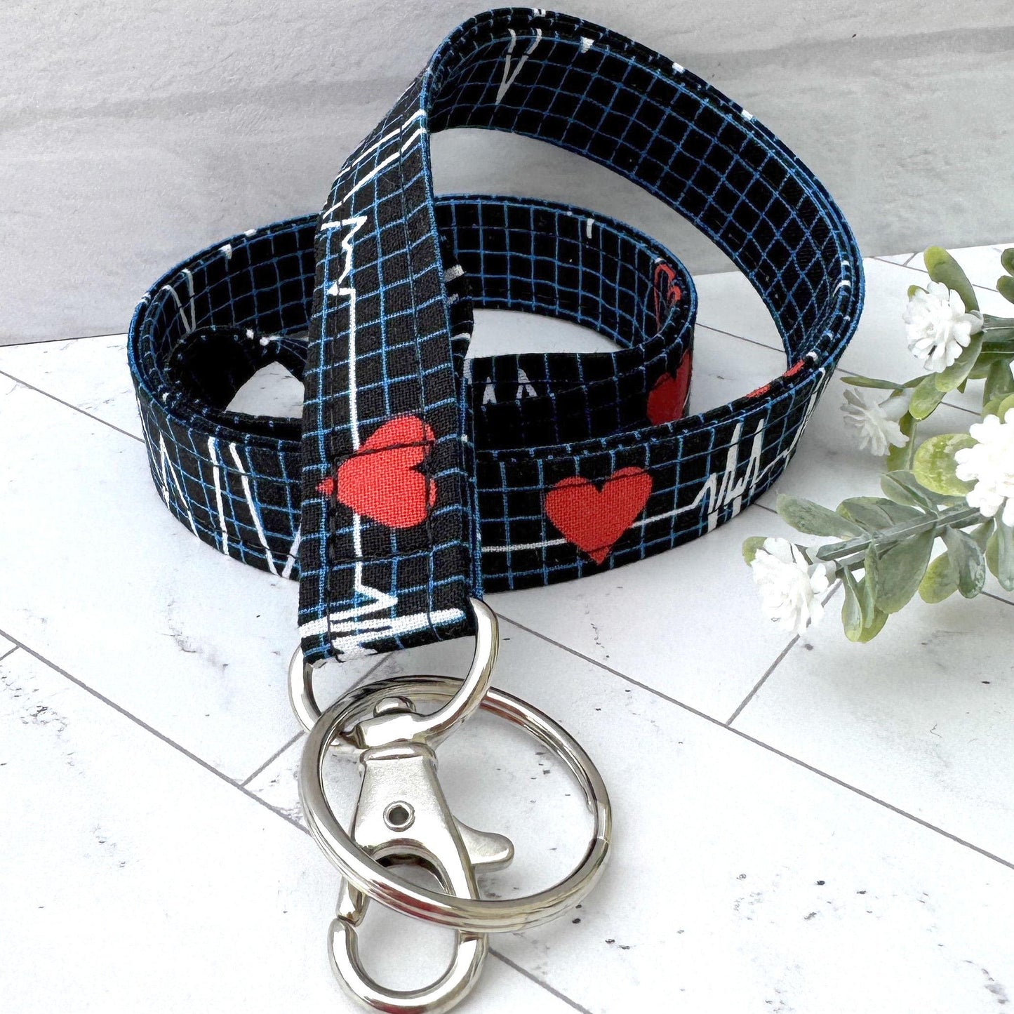 Nurse Lanyard, Medical lanyard, Heartbeat Line, Medical Worker, Gifts for Nurses, Nurse Appreciation gift, Medical Intern, Medical Student