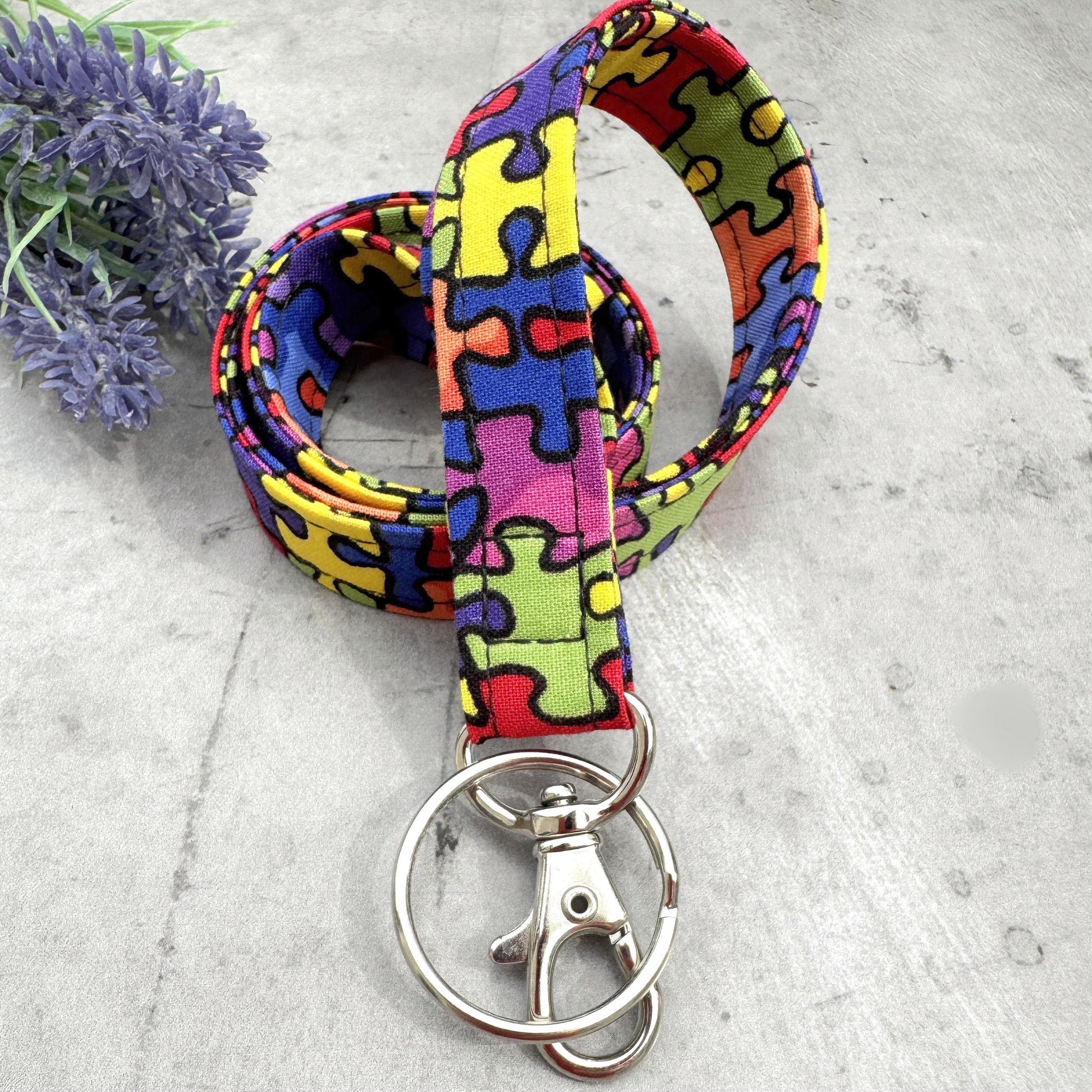 Autism Lanyard, Autism Awareness, Autism Teacher Gift, Autism Puzzle Piece, Autism Mom, Autistic Pride, Autistic Adult Gift, Autism life