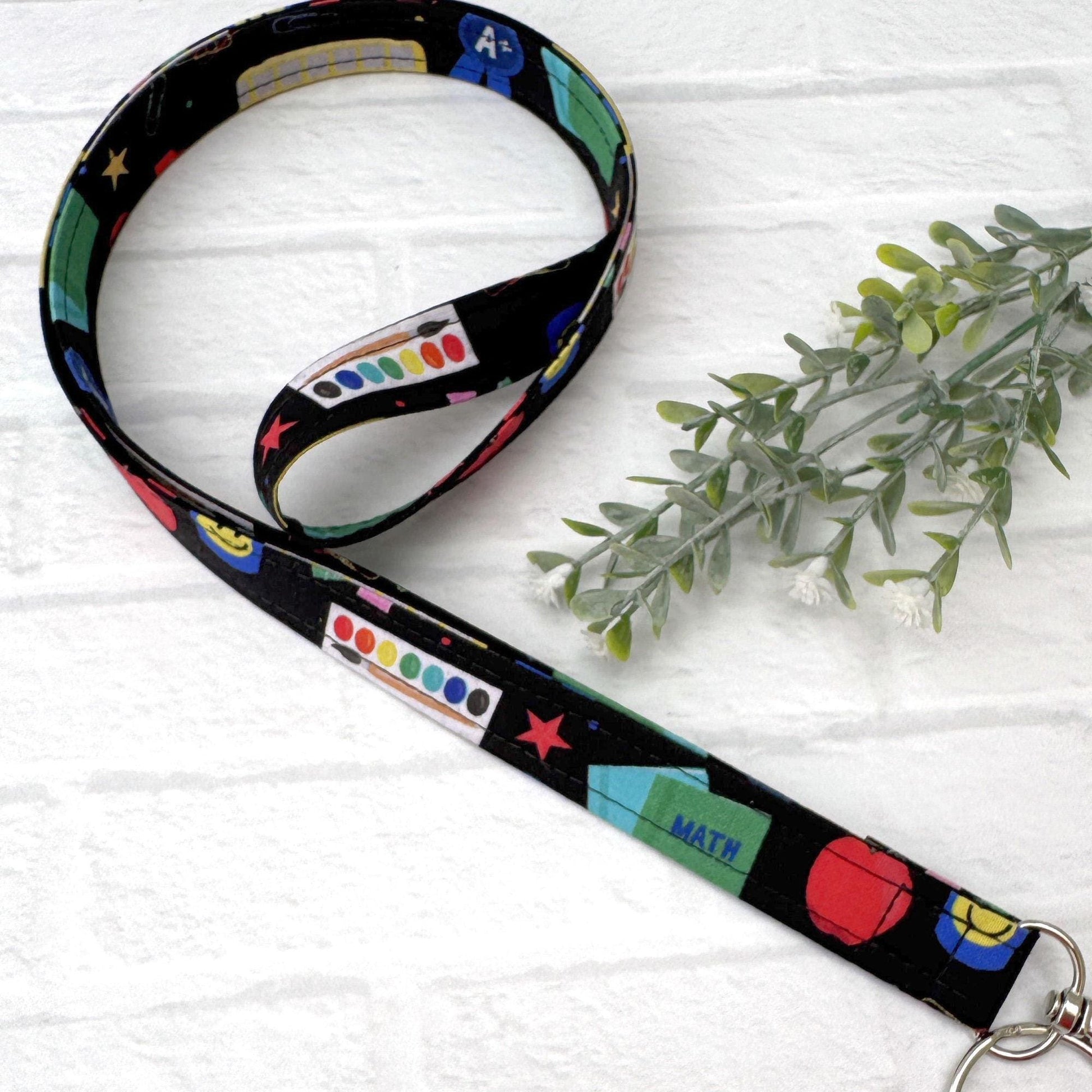 Teacher lanyard with id holder, Lanyard for Teacher, Elementary Teacher Gift, Preschool Teacher, Teacher Life, Math Teacher
