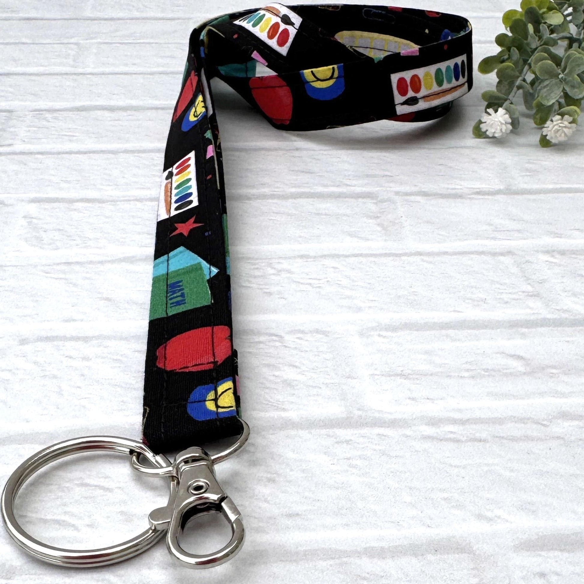 Teacher lanyard with id holder, Lanyard for Teacher, Elementary Teacher Gift, Preschool Teacher, Teacher Life, Math Teacher