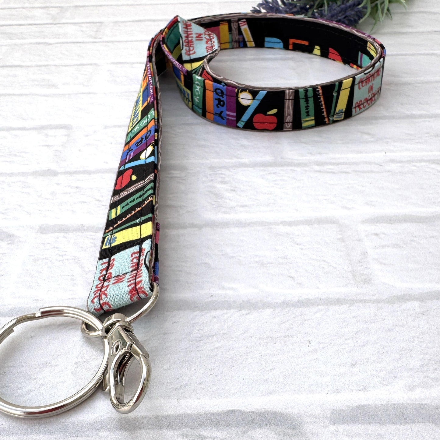 Teacher lanyard with id holder, Lanyard for Teacher, Elementary Teacher Gift, Preschool Teacher, Teacher Life, Librarian Gift, Teacher Aides